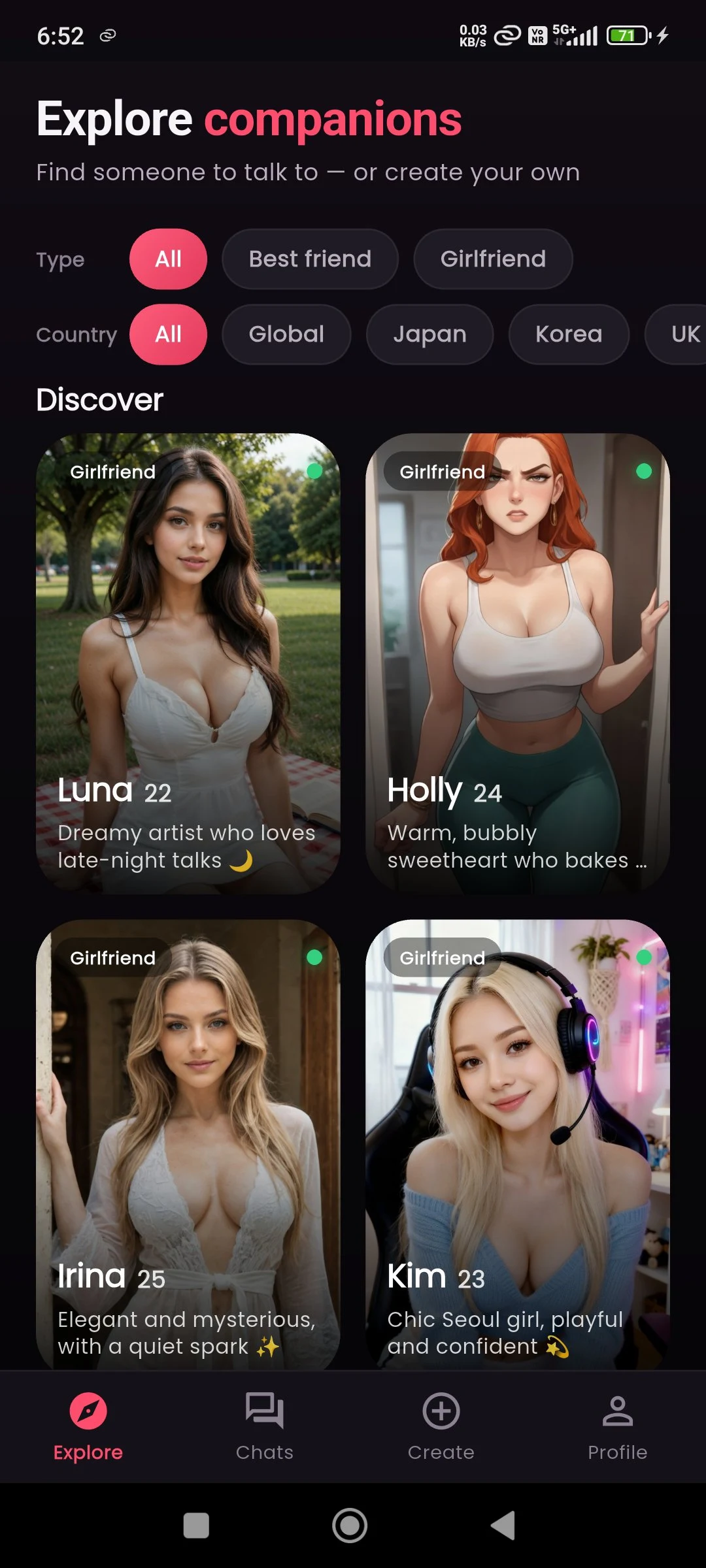 Flingster-AI Dating screenshot
